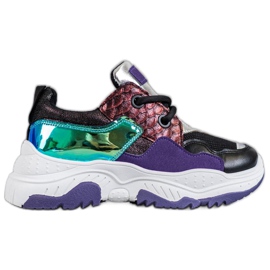 SHELOVET Tênis multicoloridos