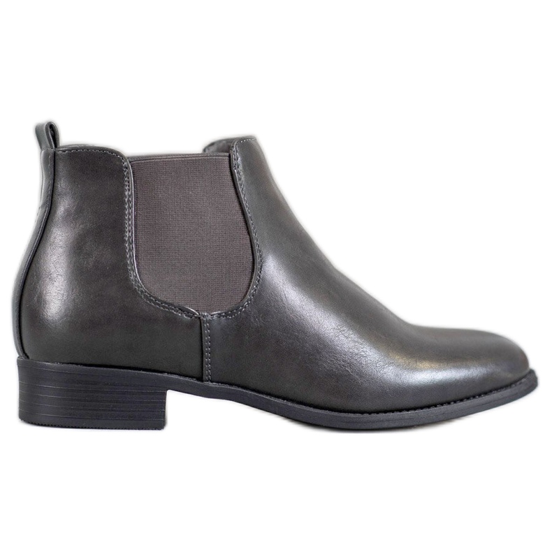 Anesia Paris Botas cinza chelsea