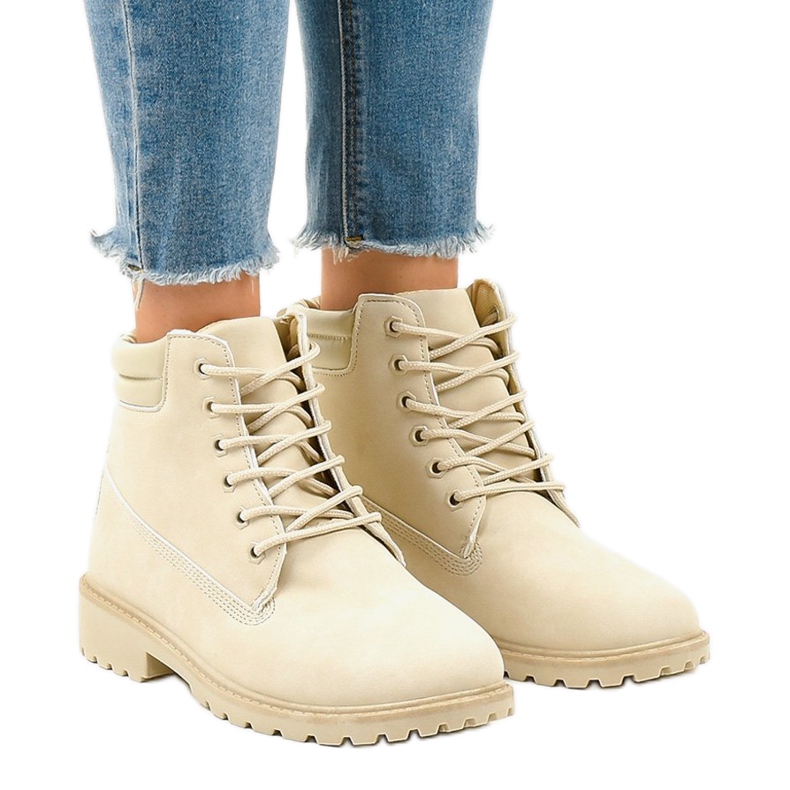 Botas de caminhada bege sem isolamento W-3033