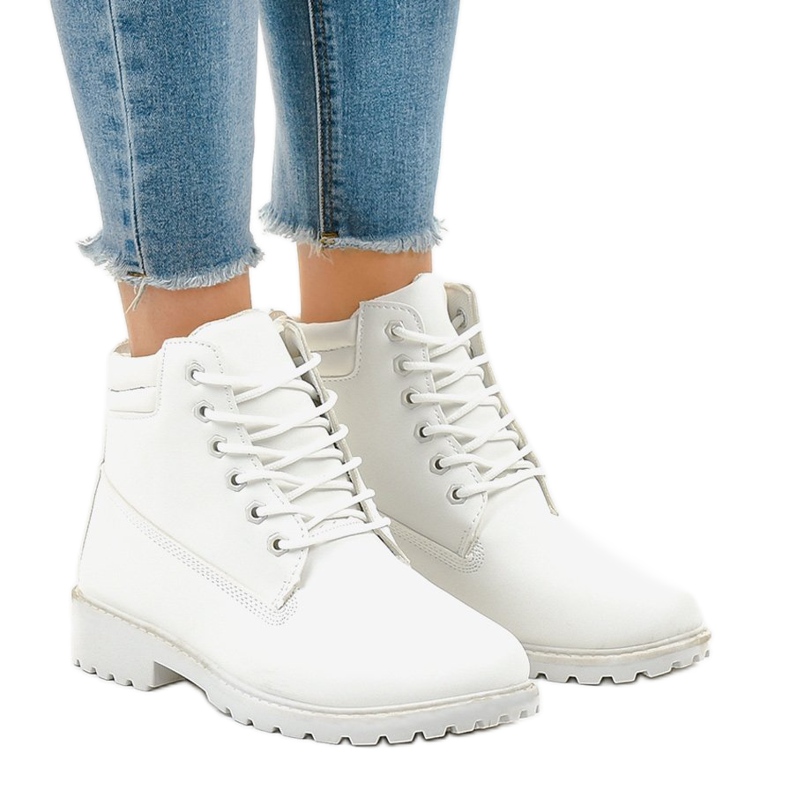 Botas de caminhada brancas sem isolamento W-3033 branco