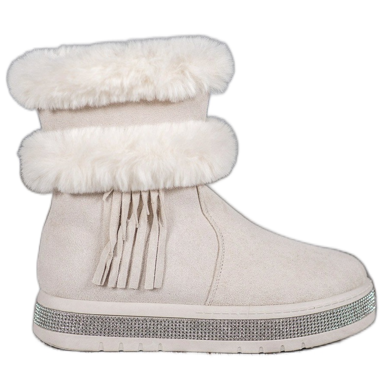 SHELOVET Botas de neve com franjas castanho SHELOVET Botas de neve com franjas castanho