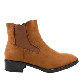 Botas rasas marrons para mulheres 1552 marrom