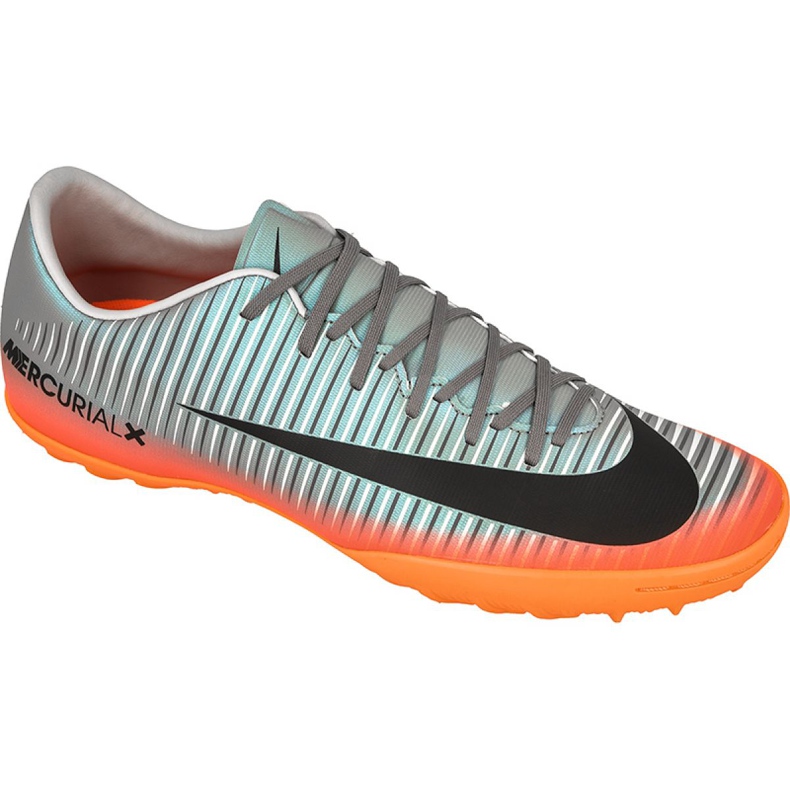Chuteiras Nike MercurialX Victory Vi CR7 Tf M 852530-001 multicolorido cinza