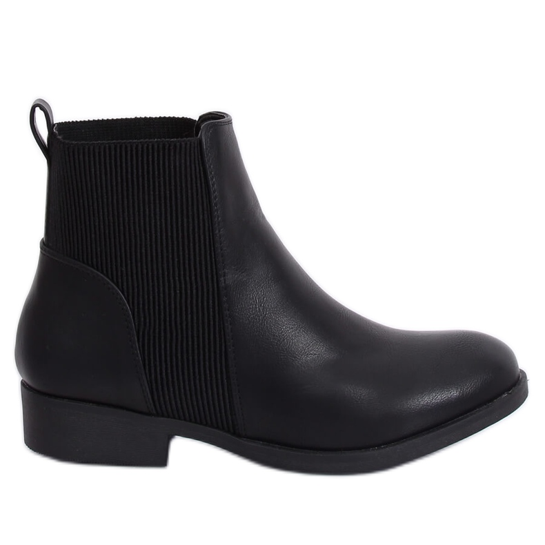 Botas pretas Chelsea para mulheres 3778 pretas preto