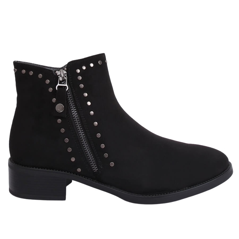 Botas pretas Chelsea para mulheres 5637 pretas preto