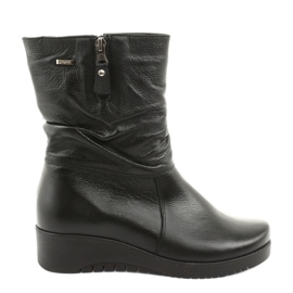 Gregors Botas de pele preta 792 preto