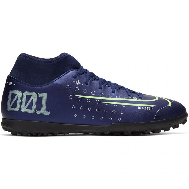 Chuteiras Nike Mercurial Superfly 7 Club Mds Tf M BQ5437-401 azul marinho azul marinho