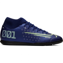 Tênis Nike Mercurial Superfly 7 Club Mds Ic Jr BQ5417-401 azul-marinho marinha