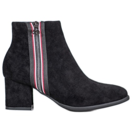 Filippo Botas Com Zíper Decorativo preto
