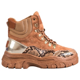 Botas VICES amarradas marrom