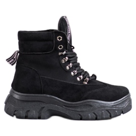 Botas na plataforma VICES preto