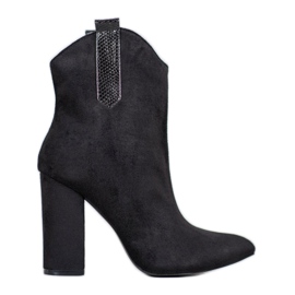 Botas de cowboy de camurça VICES preto Botas de cowboy de camurça VICES preto