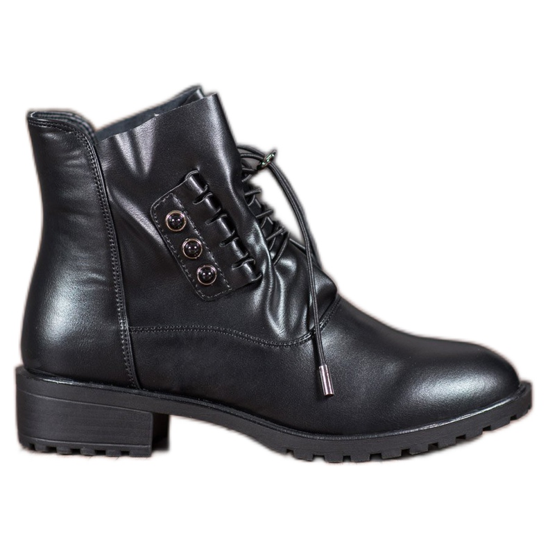 Groto Gogo Botas com nervuras preto Groto Gogo Botas com nervuras preto