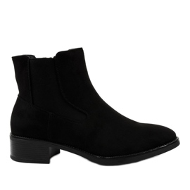 Botas pretas rasas para mulheres 1552 preto