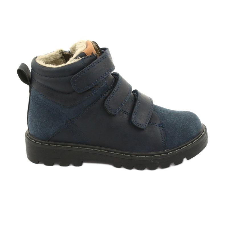 Botas Timberki com Velcro American Club GC40 azul marinho