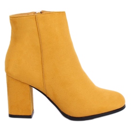 Salto alto mel G-7656 Amarelo