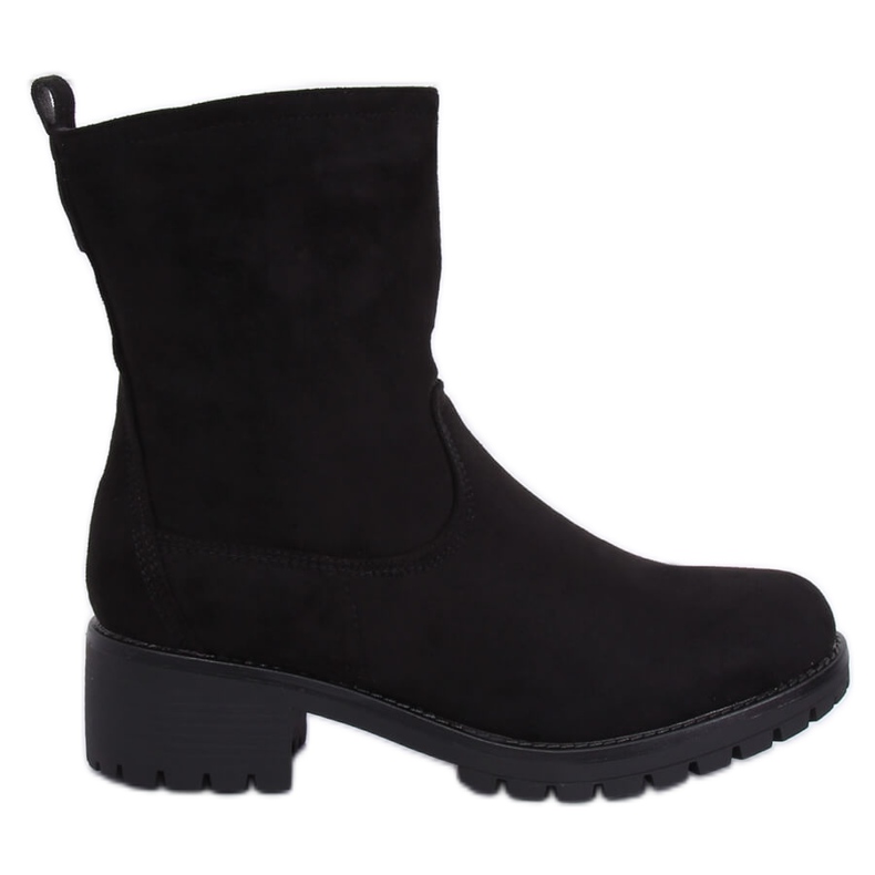 Preto 8B905 Botas pretas no protetor