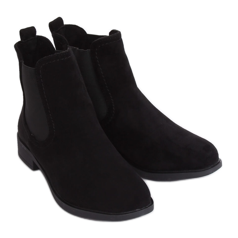 Botas pretas Jodhpur B-6856 pretas preto