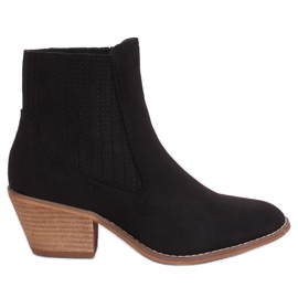 MW-8M8-1 Botas de cowboy pretas preto