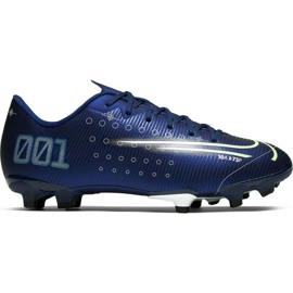 Chuteira Nike Mercurial Vapor 13 Academy Mds FG / MG Jr CJ0980 401 azul marinho azul marinho