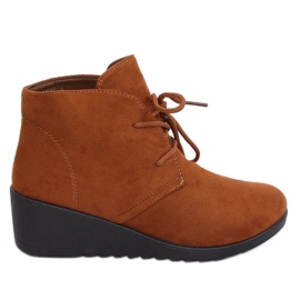 Botas de amarrar camelo E3265 Camel marrom