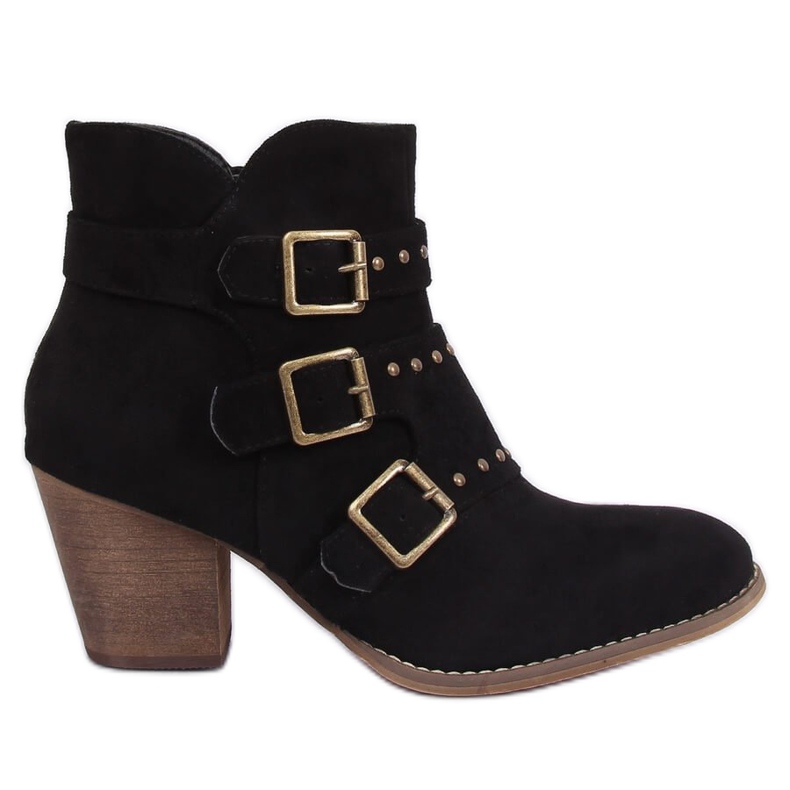 Botas de cowboy pretas L88-162 pretas preto