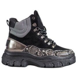 Botas VICES amarradas preto