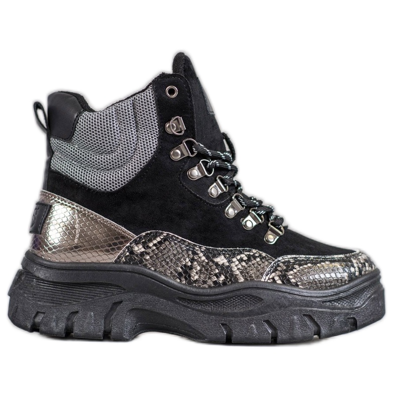 Botas VICES amarradas preto