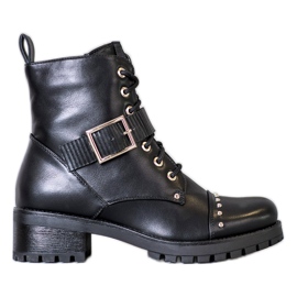 Seastar Trabalhadores com fivela decorativa preto Seastar Trabalhadores com fivela decorativa preto