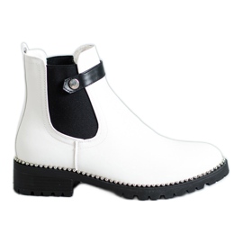 Seastar Botas brancas Chelsea branco