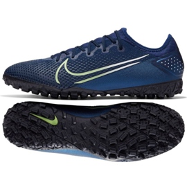 Chuteiras de futebol Nike Mercurial Vapor 13 Pro Mds Tf M CJ1307-401 azul-marinho marinha