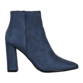 SHELOVET Botas com Spitz azul