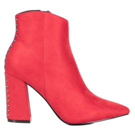 Seastar Botas sexy com jatos vermelho