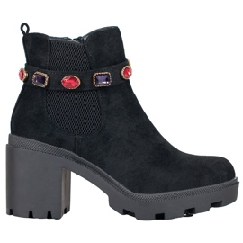Seastar Botas na plataforma preto Seastar Botas na plataforma preto