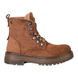 SHELOVET Caçadores de cadarços marrom