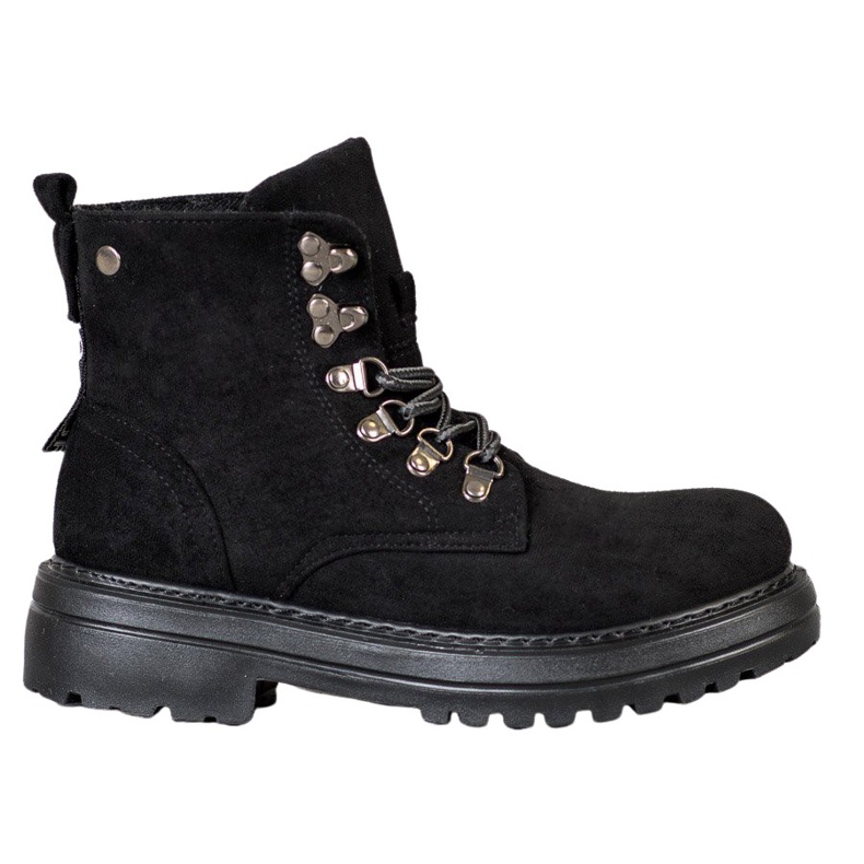 SHELOVET Caçadores de cadarços preto