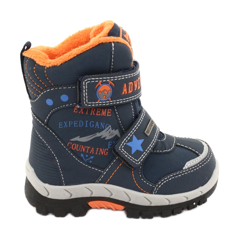 American Club Botas americanas com membrana RL35 azul marinho laranja