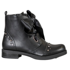Bestelle Botas amarradas com fita preto