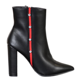 Seastar Botas de cano altas com cinto decorativo preto Seastar Botas de cano altas com cinto decorativo preto