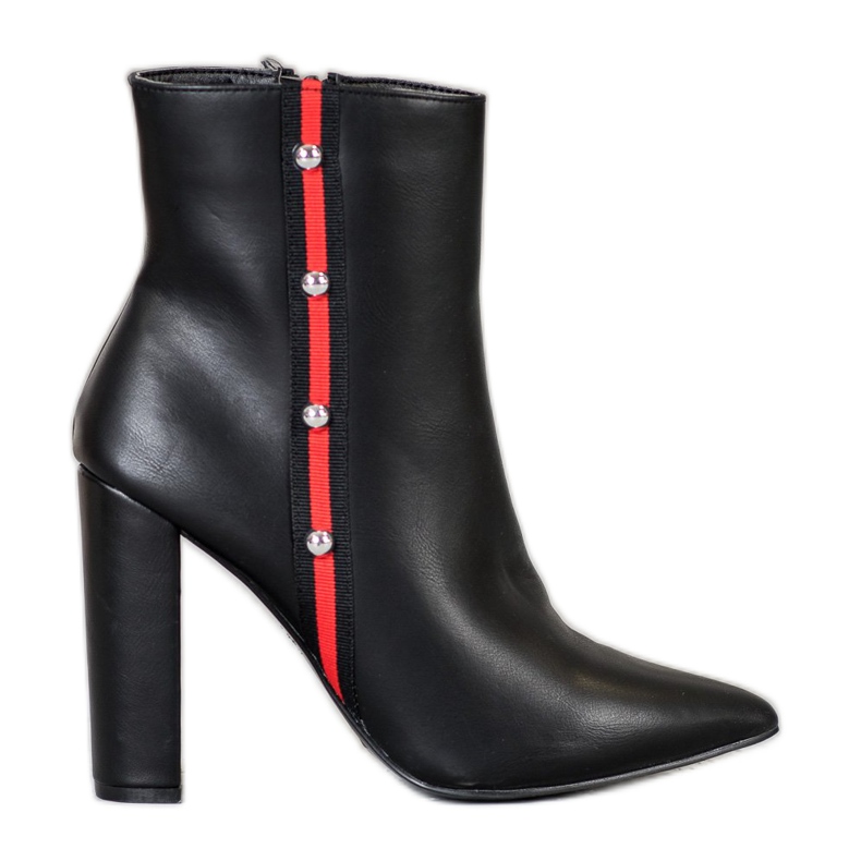 Seastar Botas de cano altas com cinto decorativo preto