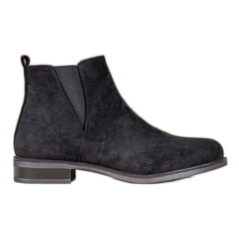 Ideal Shoes Botas deslizantes preto