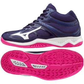 Sapatos Mizuno Thunder Blade 2 Mid W V1GC197502 roxo roxo