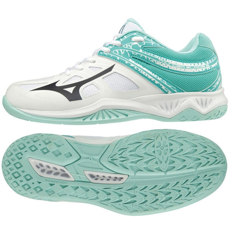 Sapatos Mizuno Thunder Blade 2 W V1GC197014 branco branco
