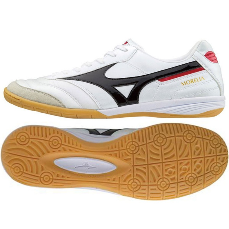 Sapatos de interior Mizuno Morelia In M Q1GA170009 branco branco