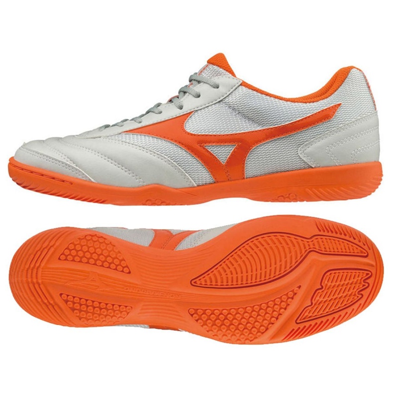 Sapatos de interior Mizuno Morelia Sala Club Em M Q1GA190354 branco branco