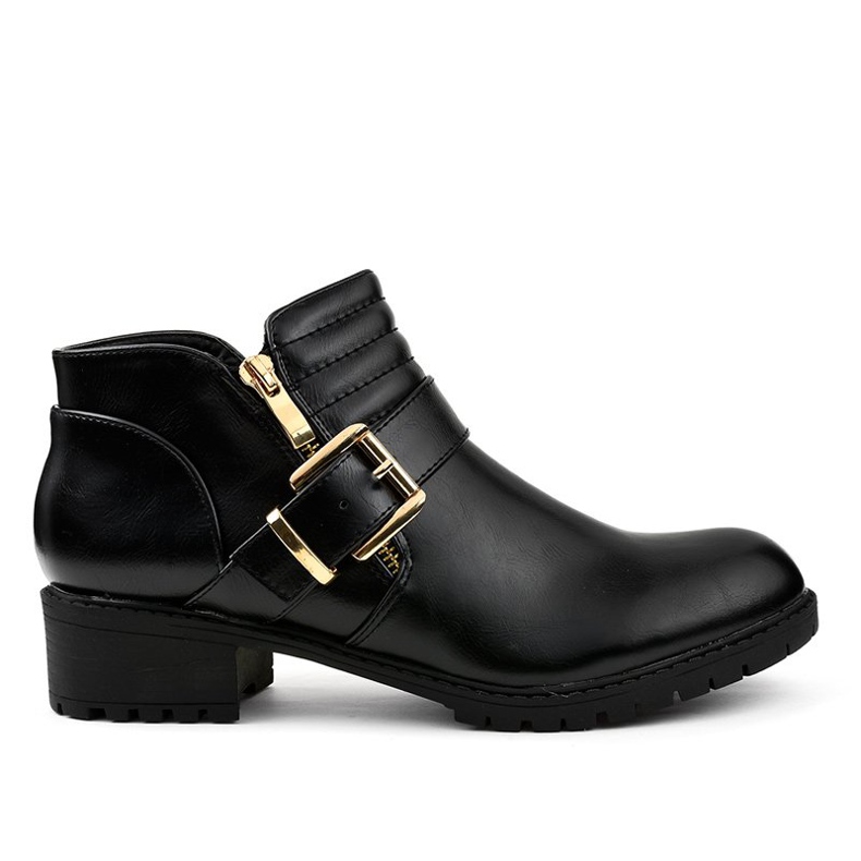Botas pretas Chelsea LM-209 preto