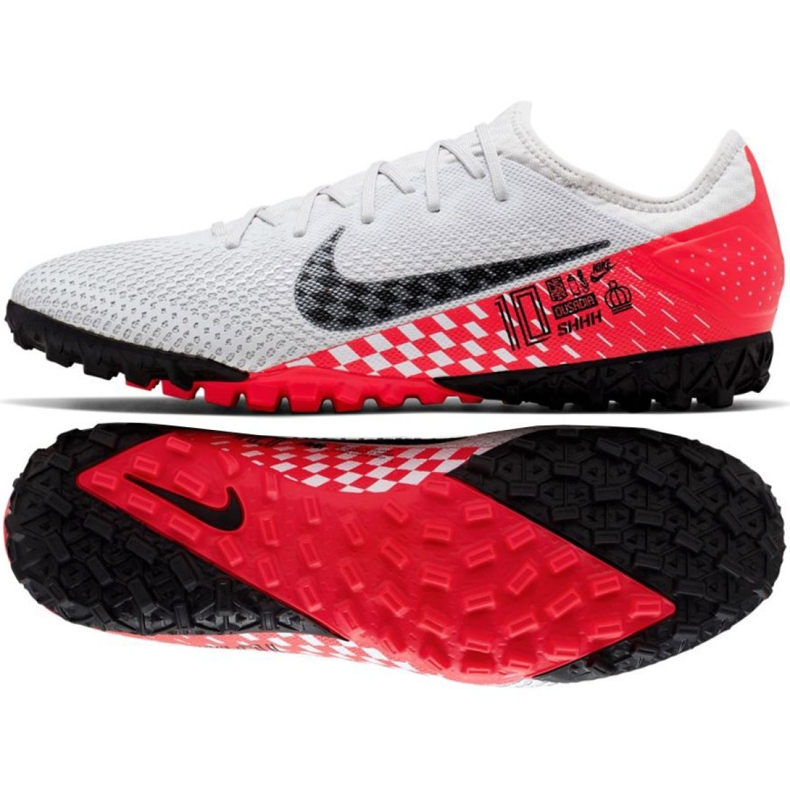 Chuteira Nike Mercurial Vapor 13 Pro Tf Neymar M AT8003-006 branco branco