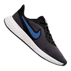 Sapato Nike Revolution 5 Gs Jr BQ5671-009 preto multicolorido