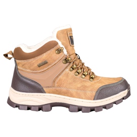 Arrigo Bello Botas de inverno amarradas marrom