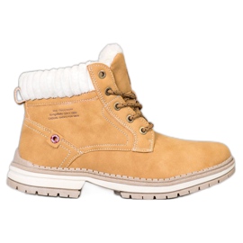 Arrigo Bello Trappers da moda amarelo